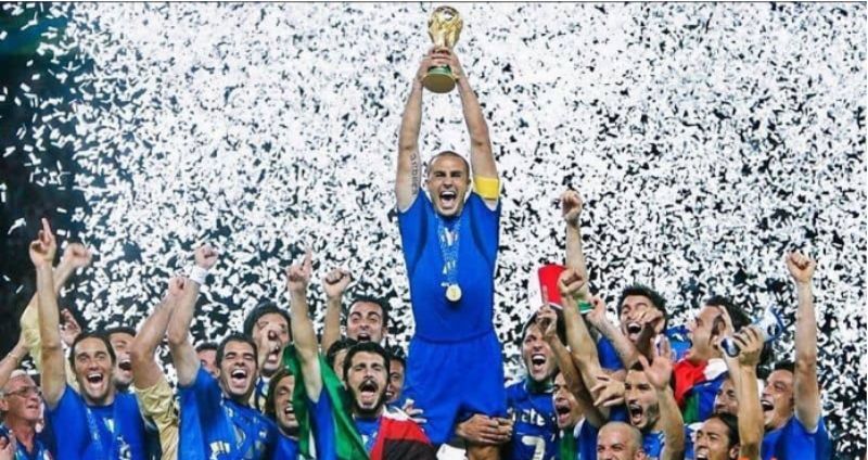 Đội tuyển Ý với 4 lần vô địch World cup